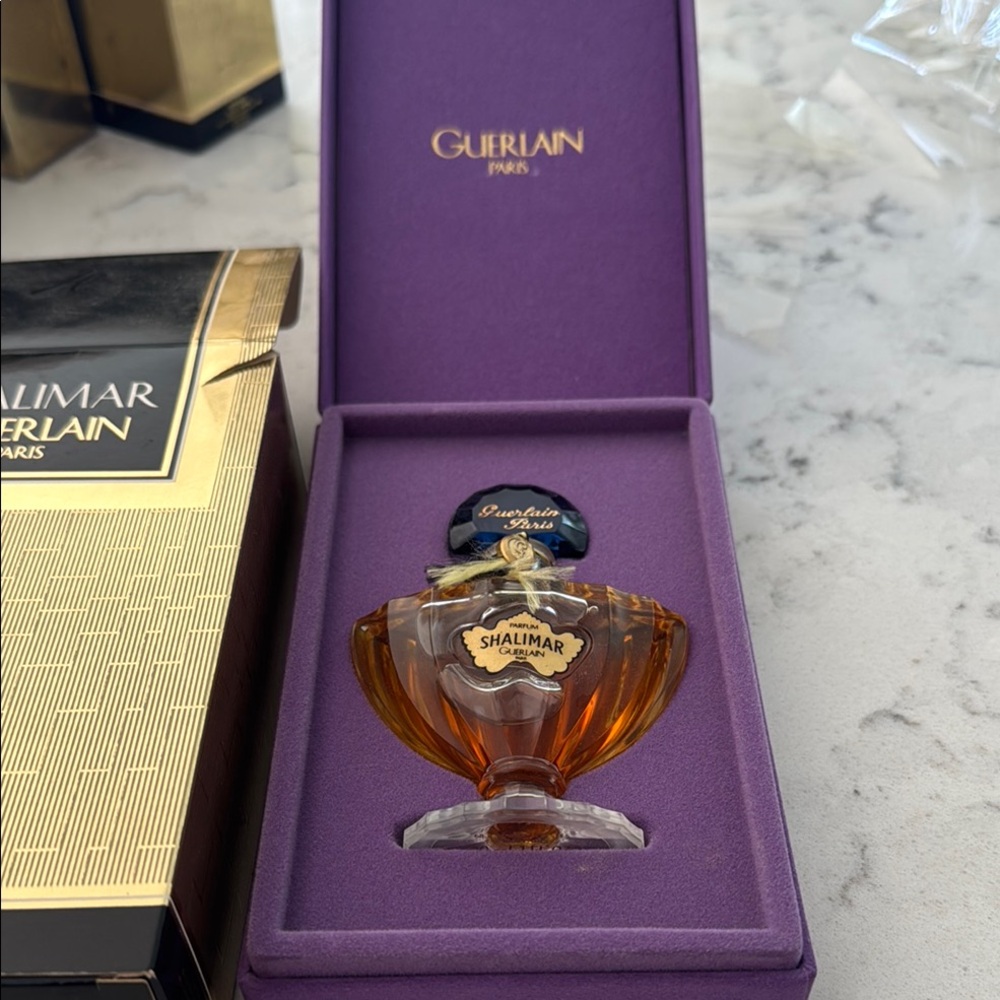 COPY - Guerlain Shalimar Perfume in Purple and Gold Box parfum 30ml 1fl oz